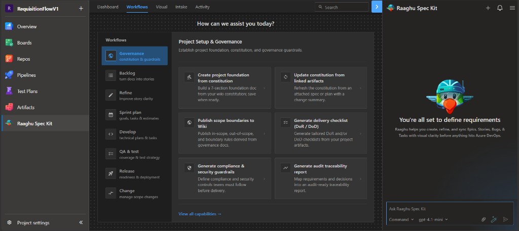 Workflows tab