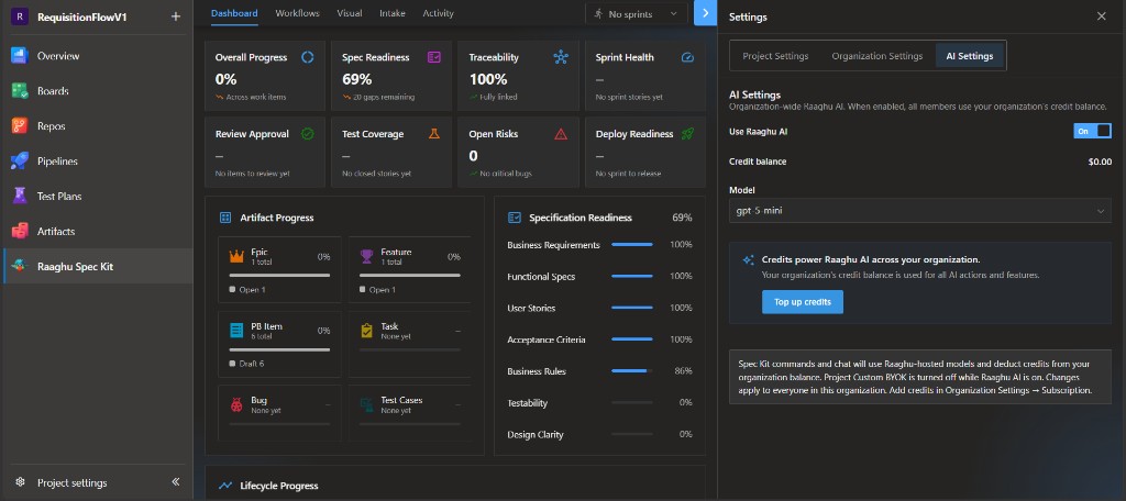 AI Settings tab