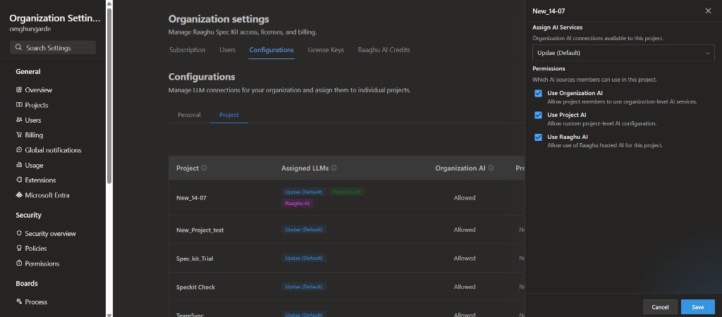 Organization Settings License Keys tab with Activation Key field and keys list